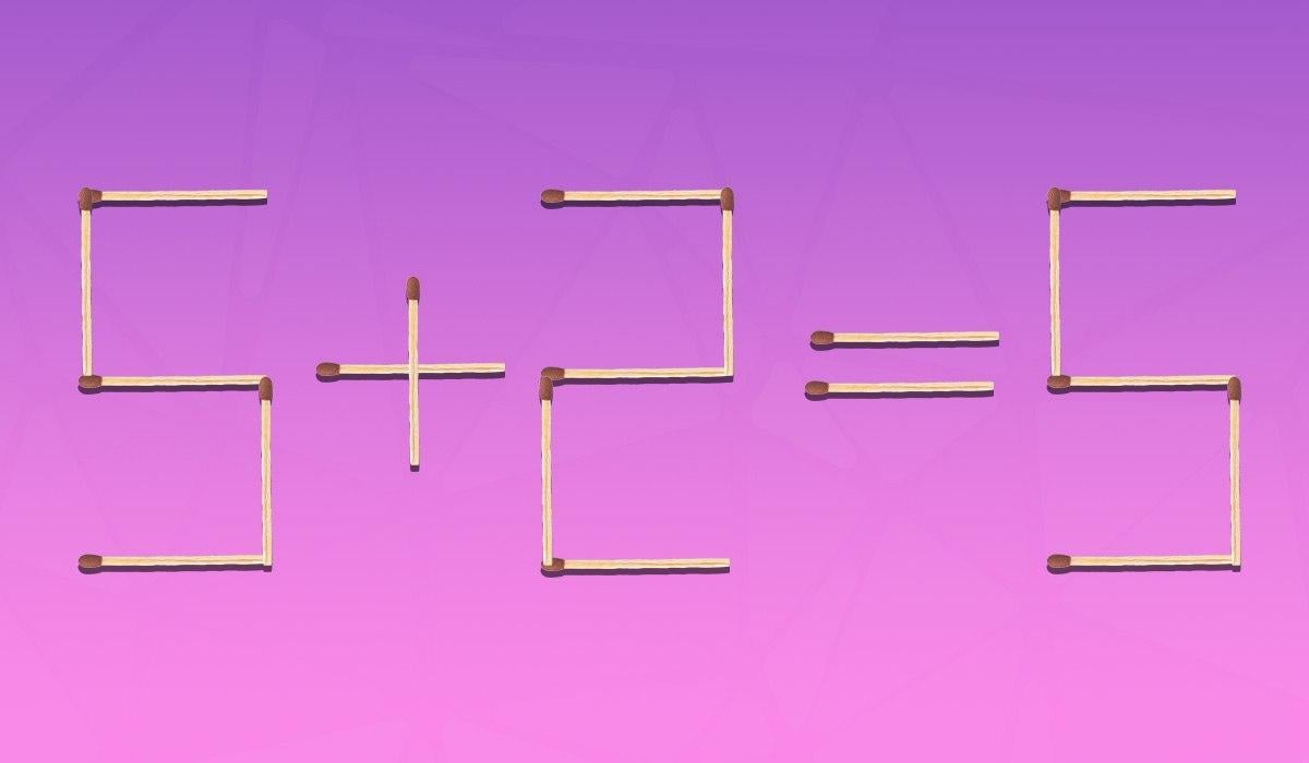 Qual dos 19 fósforos deve ser movido para que a igualdade seja correta: um teste de QI