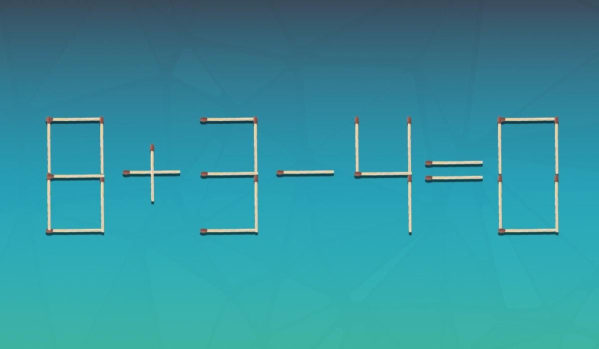 98% das pessoas não conseguem resolver um puzzle de caixas de fósforos: só os génios o conseguem fazer