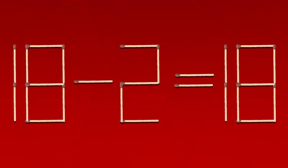 Puzzle de 7 segundos: só é preciso mover um fósforo