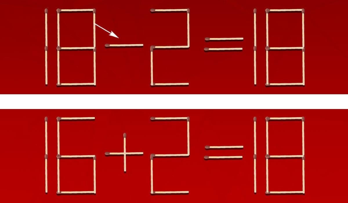 Puzzle de 7 segundos: só é preciso mover um fósforo