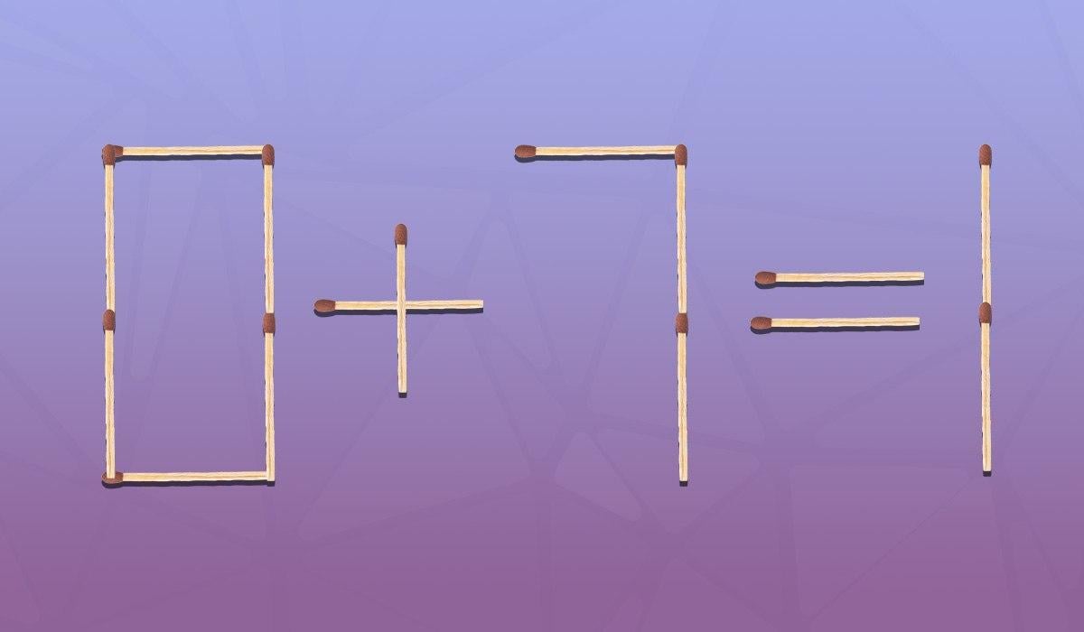É preciso mover um fósforo para que a igdade esteja correta: um teste rápido de QI É preciso mover um fósforo para que a igdade seja correta: um teste de QI rápido