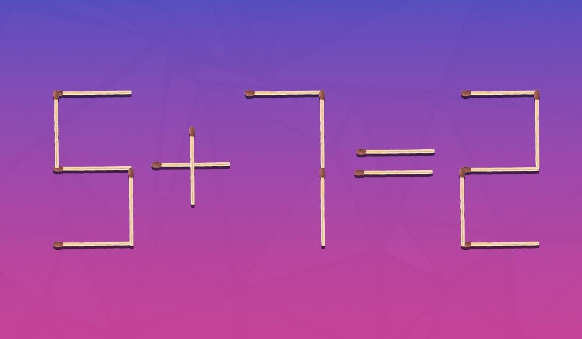 Reorganizar uma correspondência e a igdade fica correta: um teste de inteligência É preciso mover um fósforo e a igdade torna-se correta: um teste de inteligência