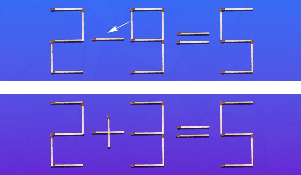 Que correspondência deve ser movida para que a igualdade seja verdadeira: um rápido teste de QI Que fósforo deve ser movido para que a igualdade seja verdadeira: um teste rápido de QI