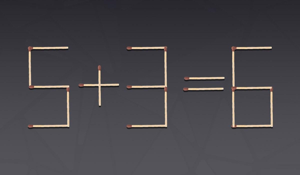 Um puzzle muito difícil: só tem de mover um palito de fósforo Um puzzle muito difícil: só tens de mover um palito de fósforo