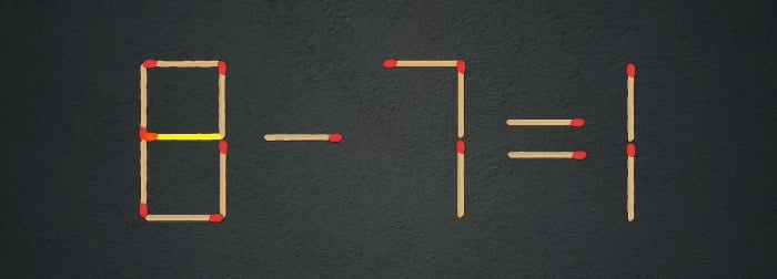 Puzzle matemático difícil: só os génios encontrarão a solução Difícil quebra-cabeças matemático com palitos de fósforo: só os génios encontrarão a solução