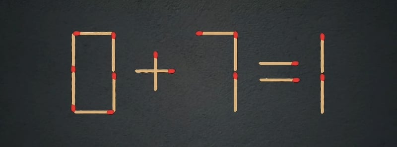 Puzzle matemático difícil: só os génios encontrarão a solução Difícil quebra-cabeças matemático com palitos de fósforo: só os génios encontrarão a solução