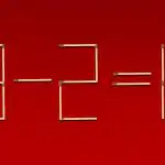 Puzzle de 7 segundos: só é necessário mover um fósforo Puzzle de 7 segundos: só é necessário mover um fósforo