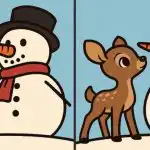 Super puzzle: encontrar 3 diferenças na imagem de um boneco