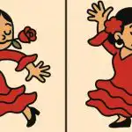 Teste de QI: encontrar 3 diferenças numa imagem de uma